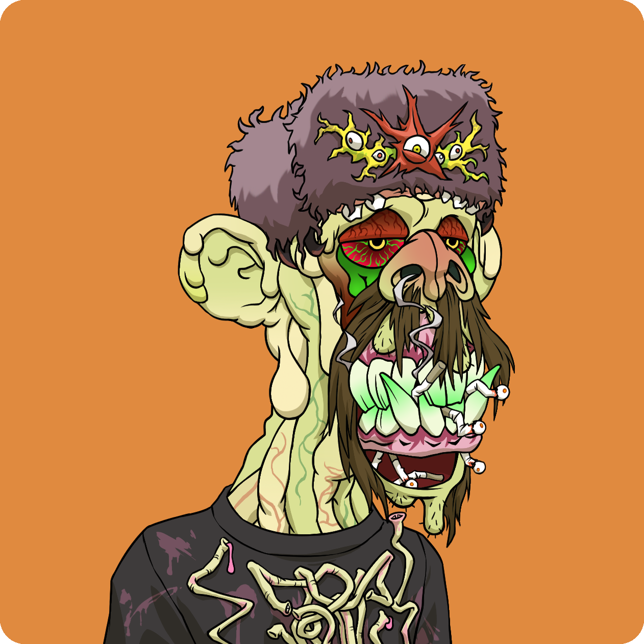 Yuga Labs - Mutant Ape Yacht Club - NFT # 3134