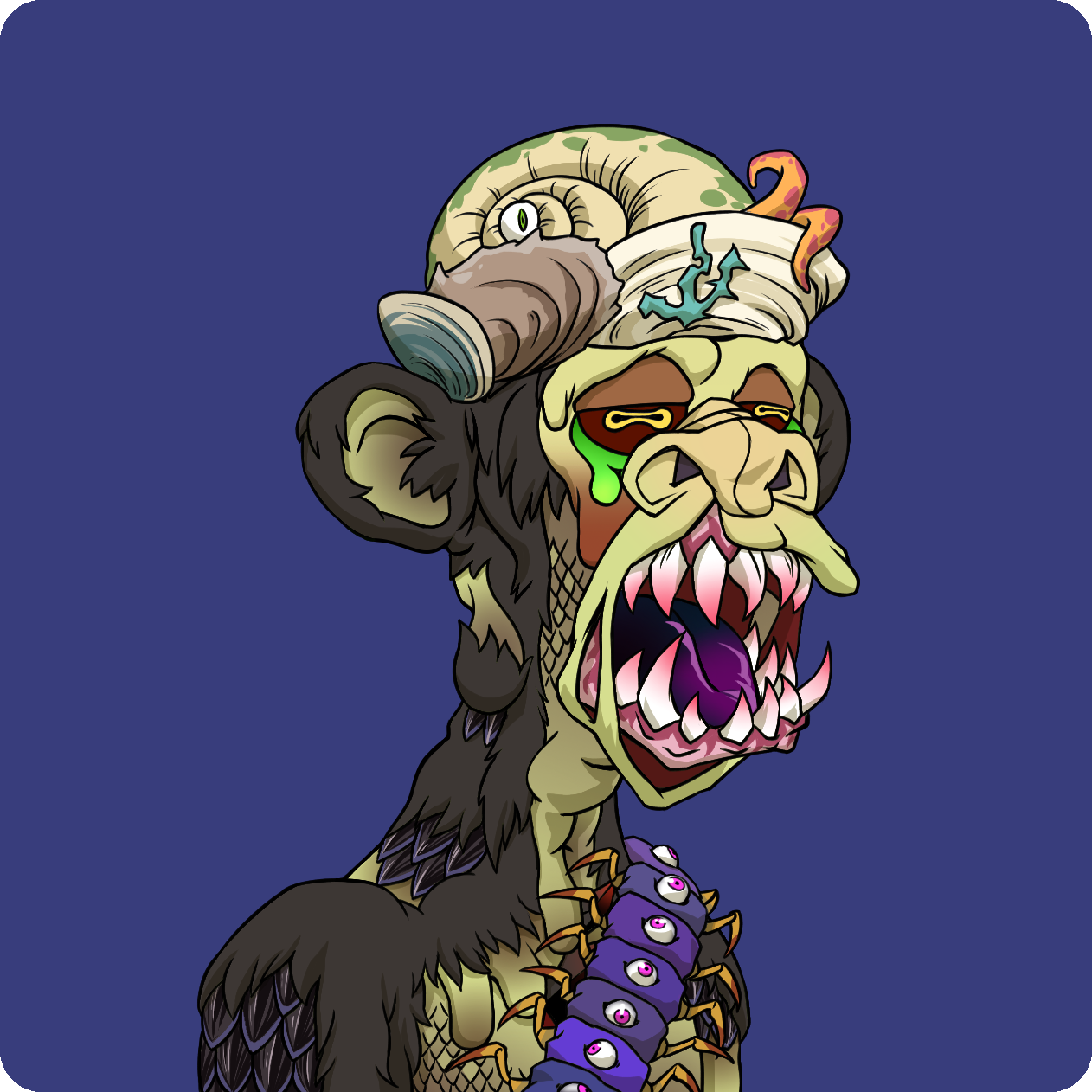 Yuga Labs - Mutant Ape Yacht Club - NFT # 3673