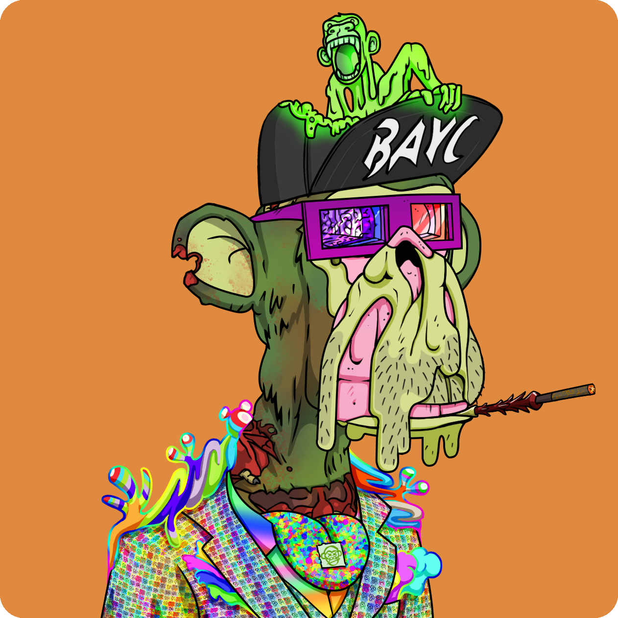 Yuga Labs - Mutant Ape Yacht Club - NFT # 672