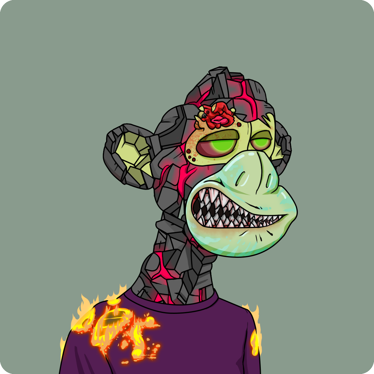 Yuga Labs - Mutant Ape Yacht Club - NFT # 9154