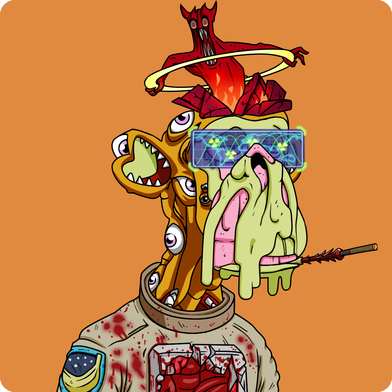 Yuga Labs - Mutant Ape Yacht Club - NFT # 12198