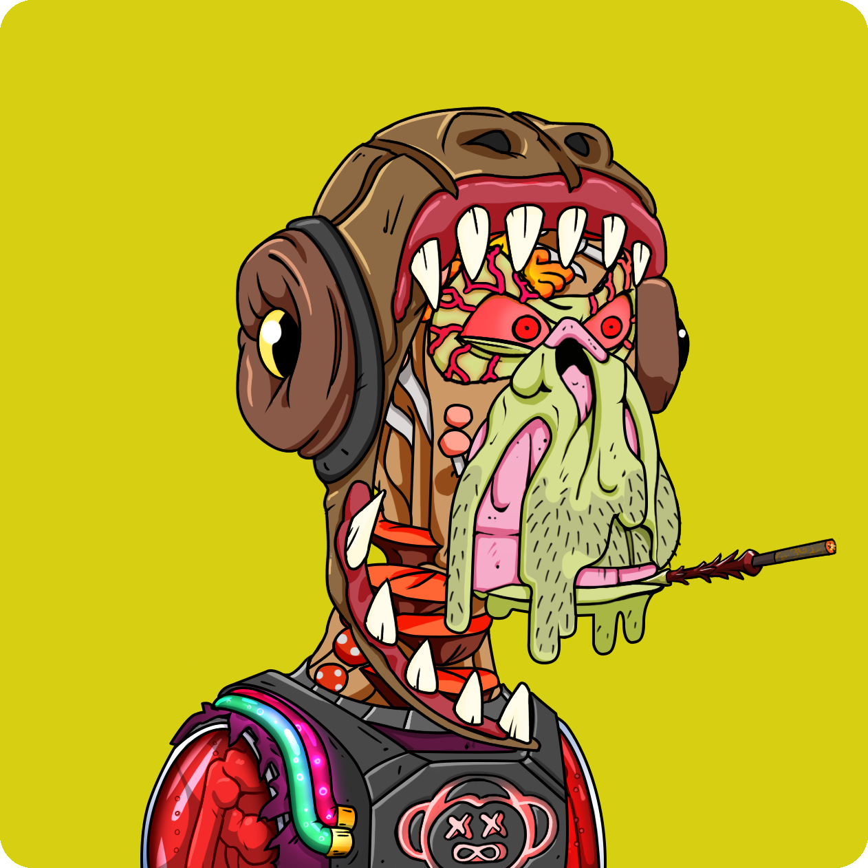 Yuga Labs - Mutant Ape Yacht Club - NFT # 17334