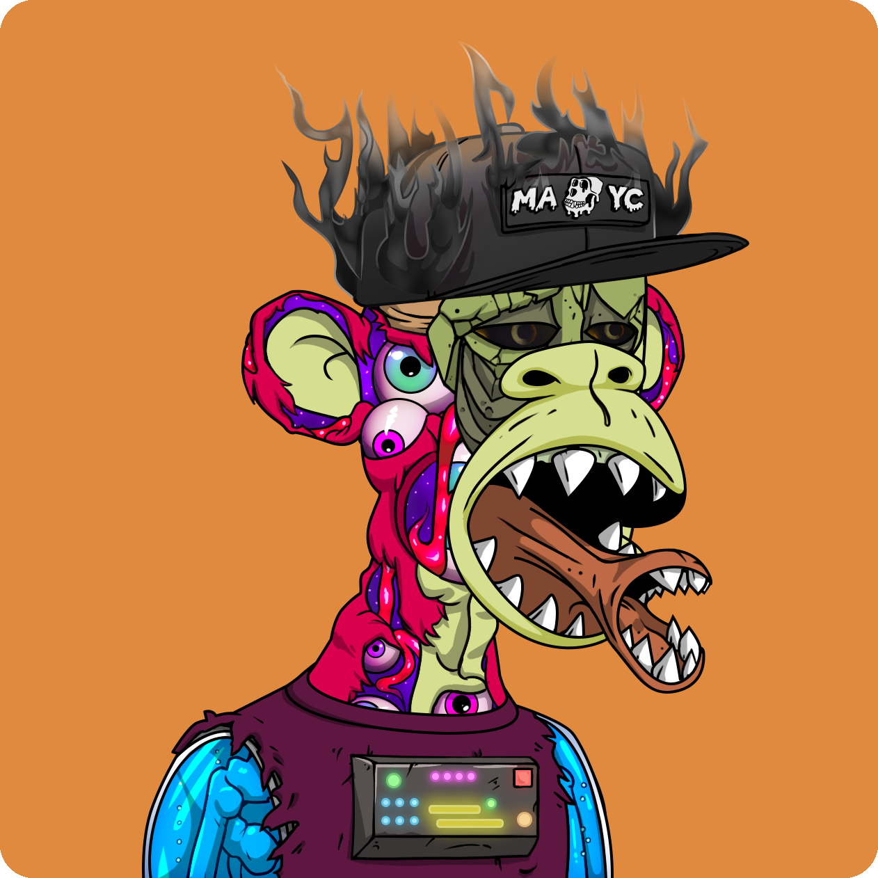 Yuga Labs - Mutant Ape Yacht Club - NFT # 3205