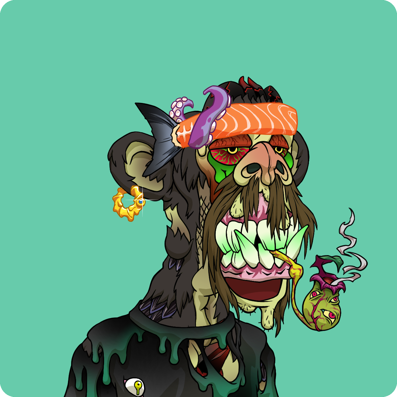 Yuga Labs - Mutant Ape Yacht Club - NFT # 5898