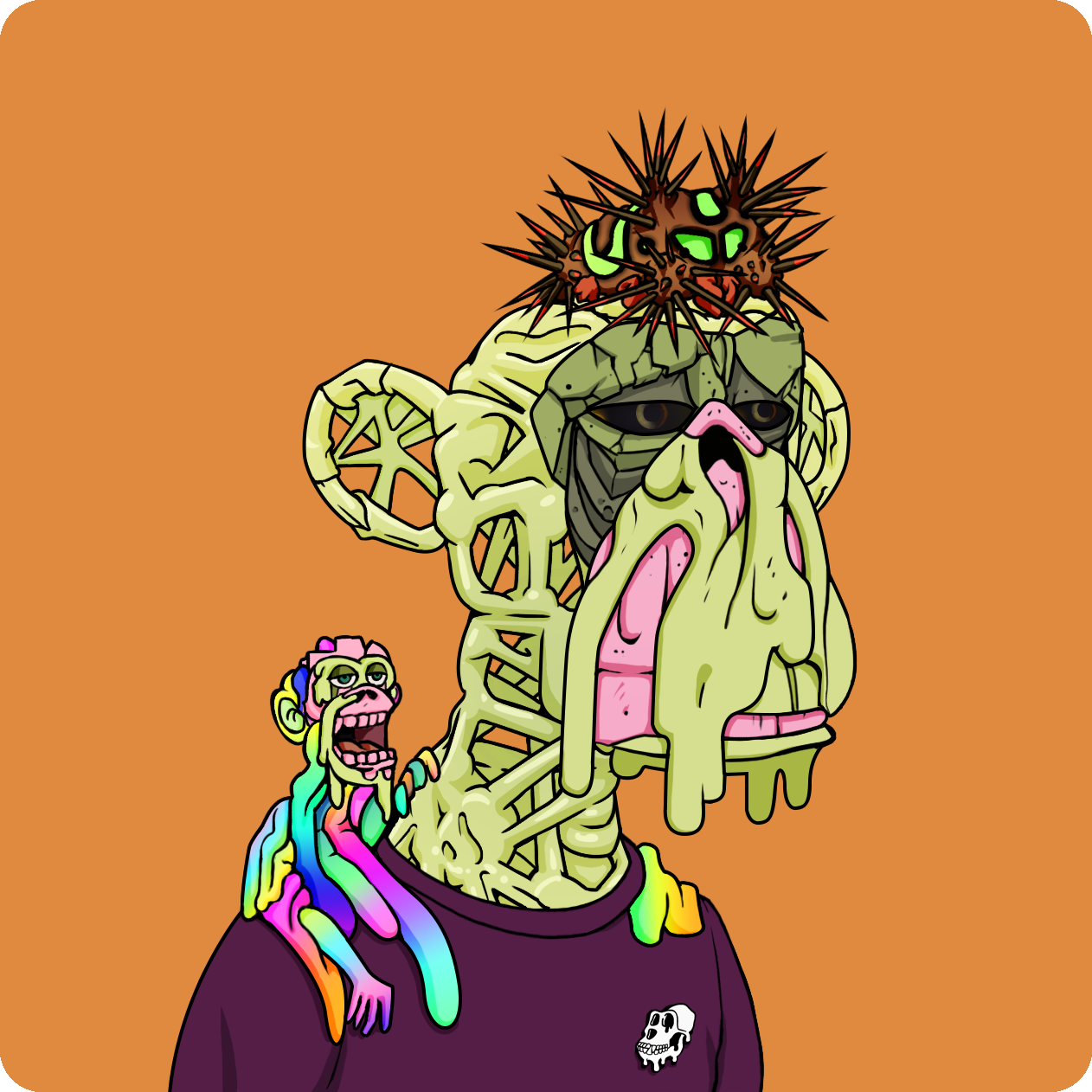 Yuga Labs - Mutant Ape Yacht Club - NFT # 3454