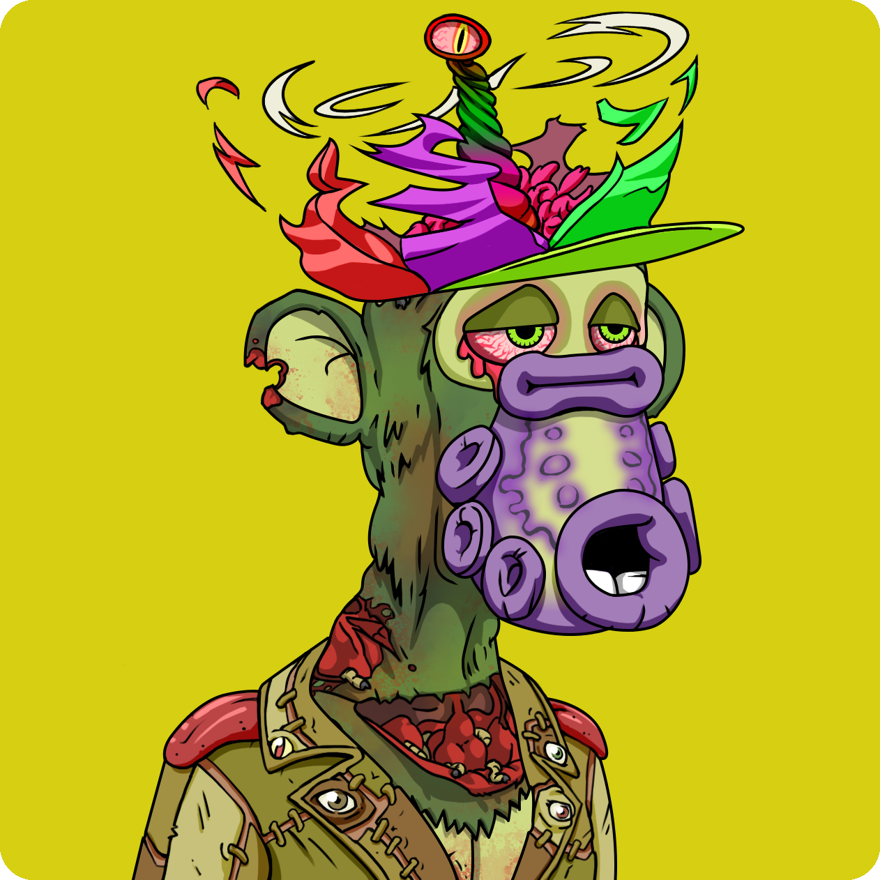 Yuga Labs - Mutant Ape Yacht Club - NFT # 2564