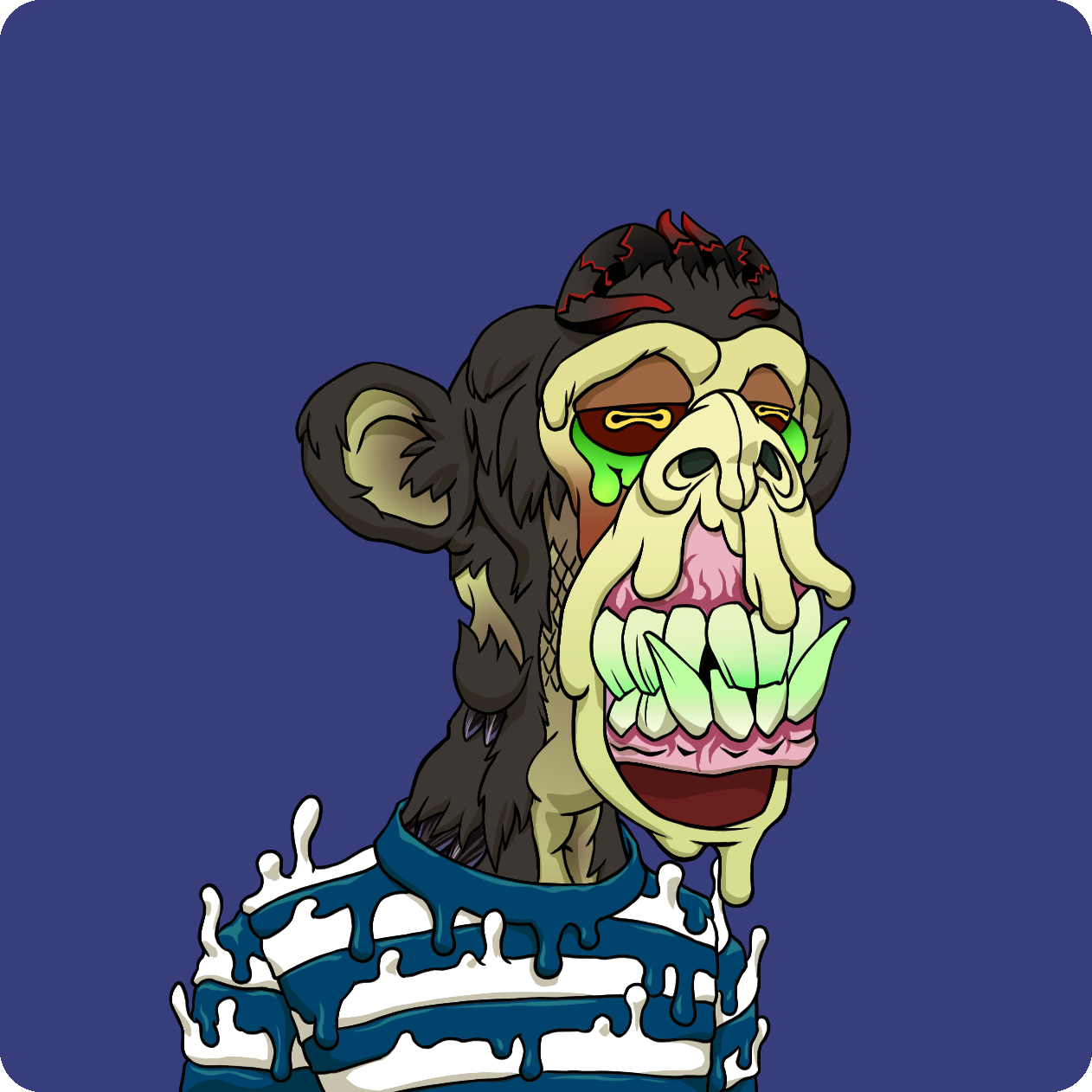 Yuga Labs - Mutant Ape Yacht Club - NFT # 2556