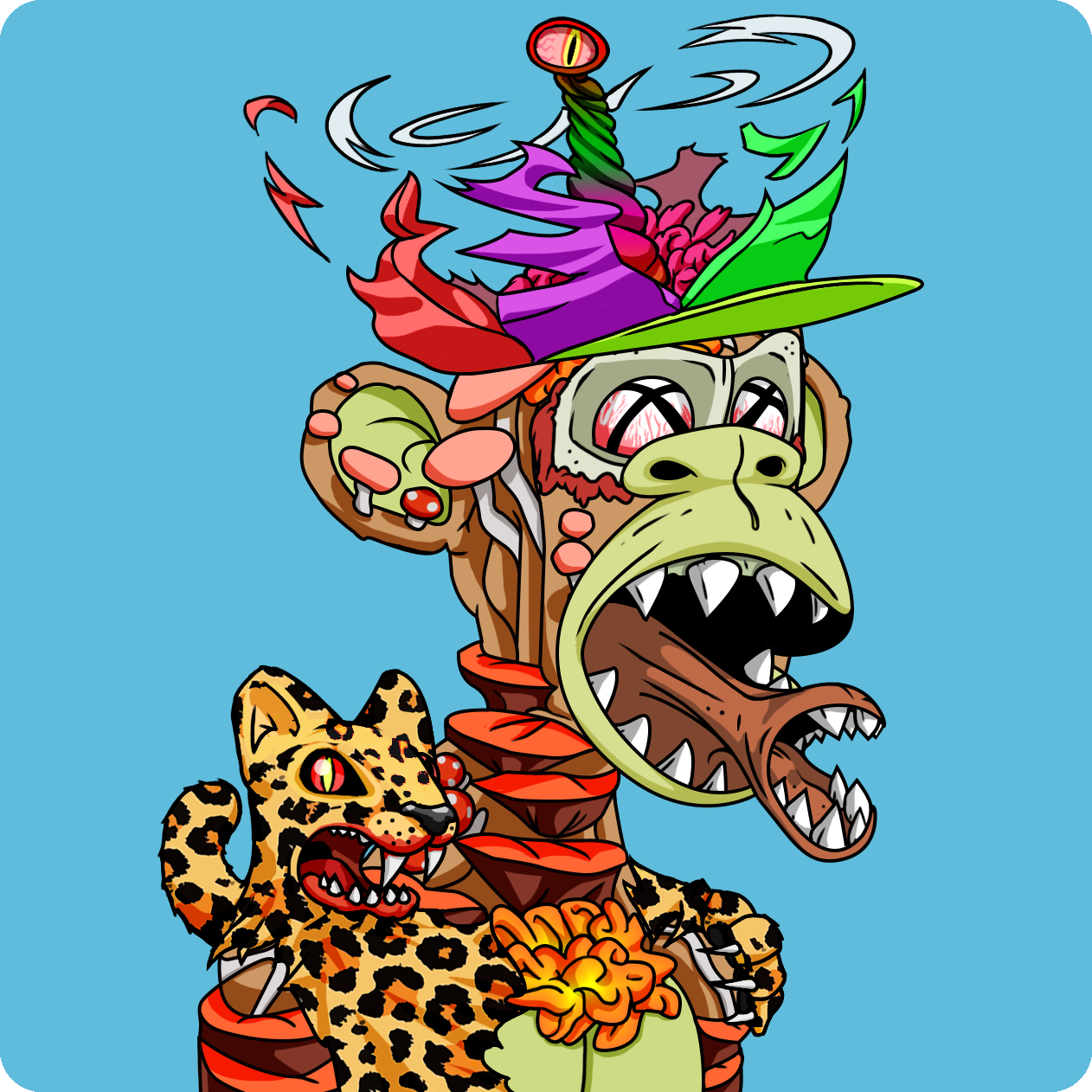 Yuga Labs - Mutant Ape Yacht Club - NFT # 8799