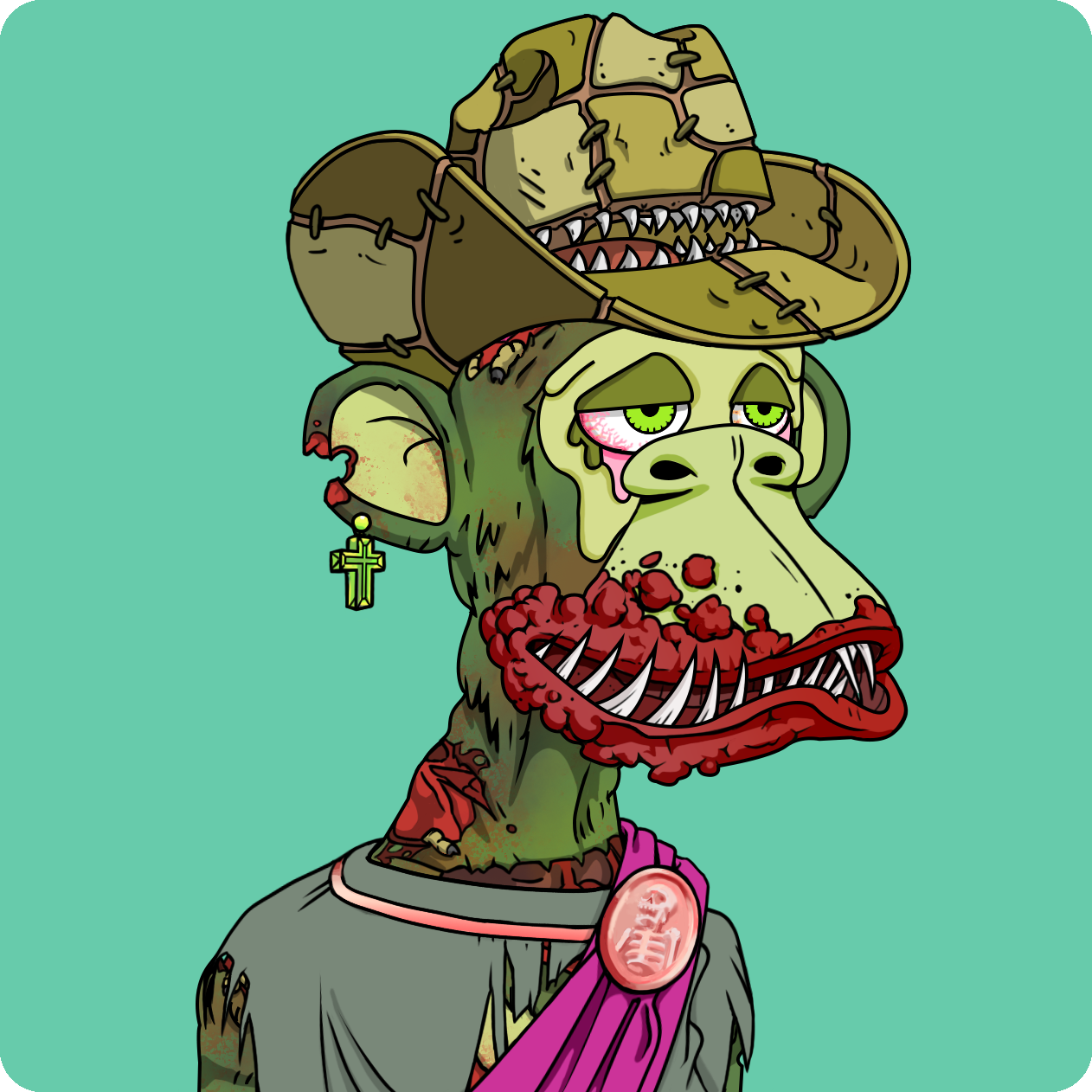 Yuga Labs - Mutant Ape Yacht Club - NFT # 9144