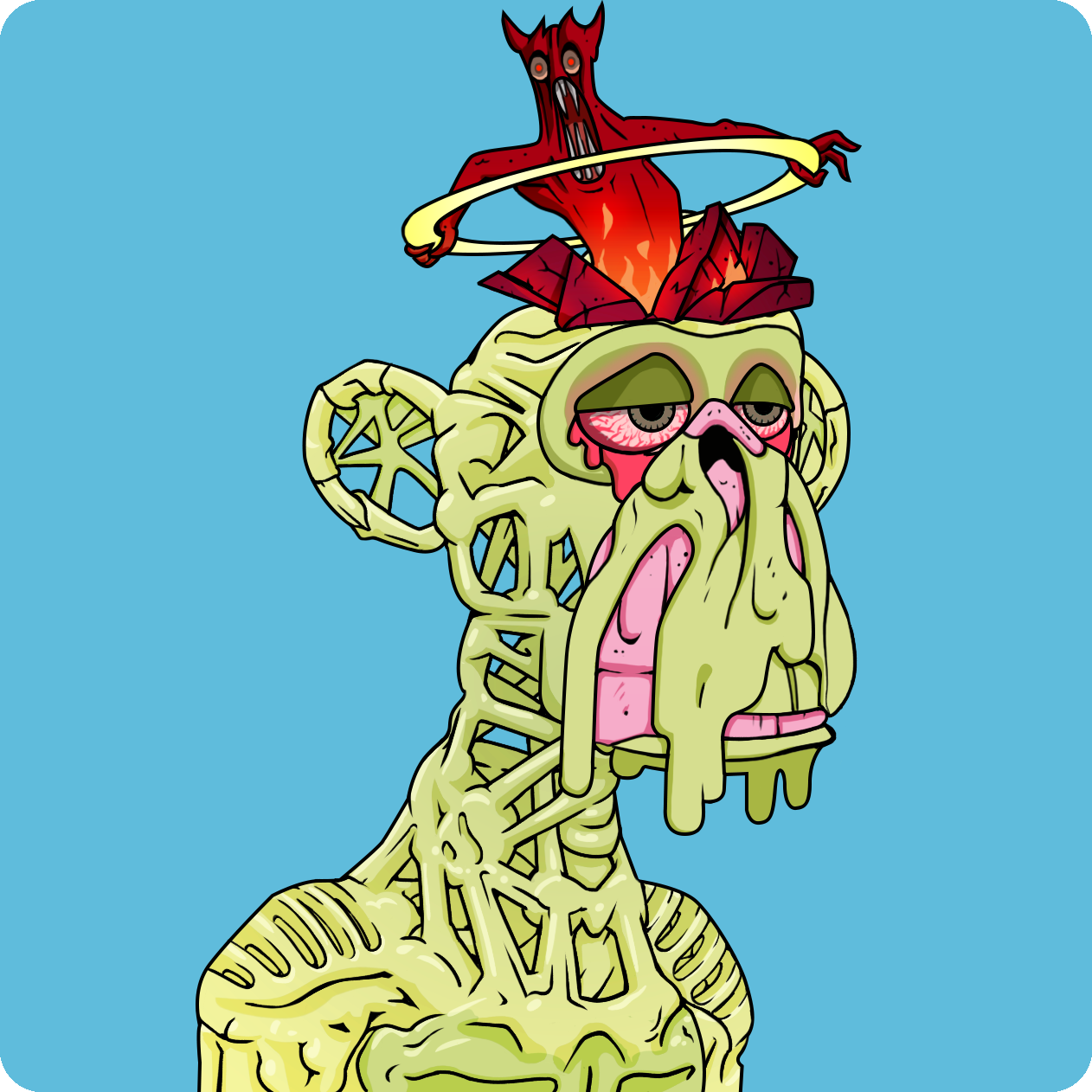 Yuga Labs - Mutant Ape Yacht Club - NFT # 3855