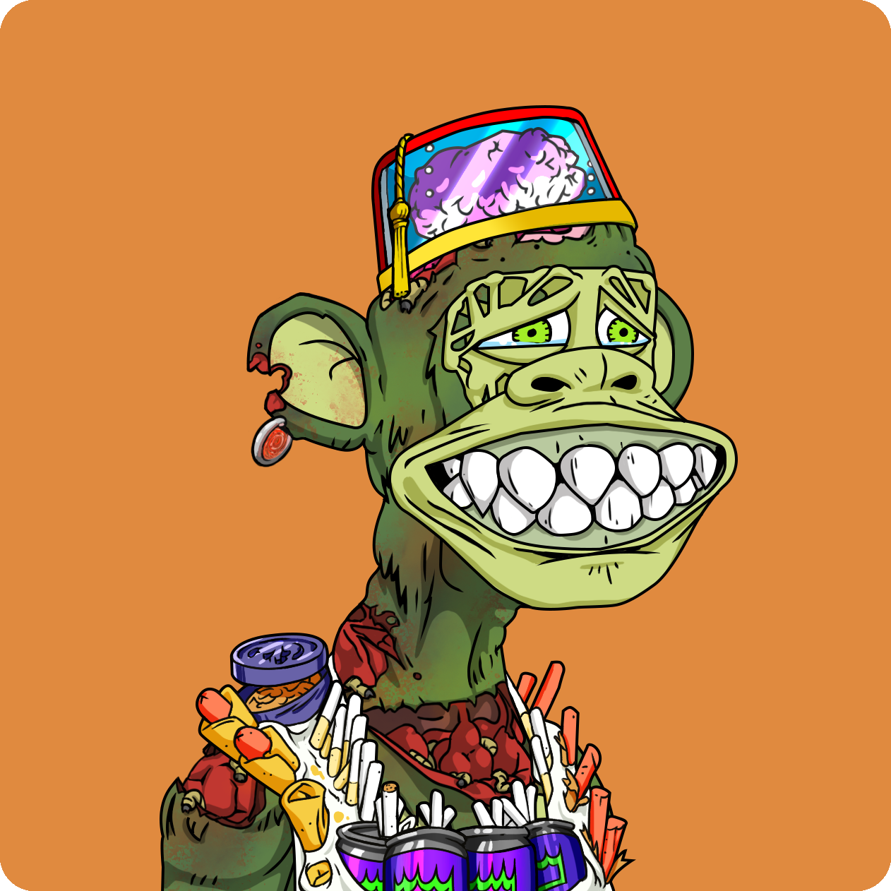 Yuga Labs - Mutant Ape Yacht Club - NFT # 12800