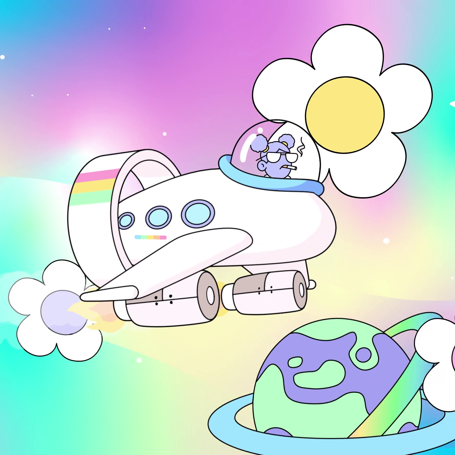 The Doodles Founders - Space Doodles - Space Doodle #501 - NFT # 501