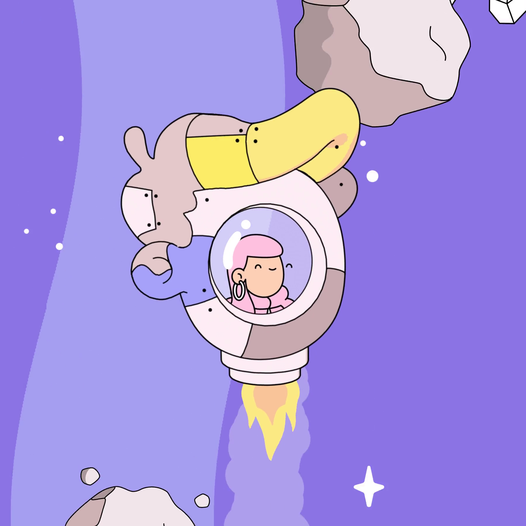 The Doodles Founders - Space Doodles - Space Doodle #127 - NFT # 127