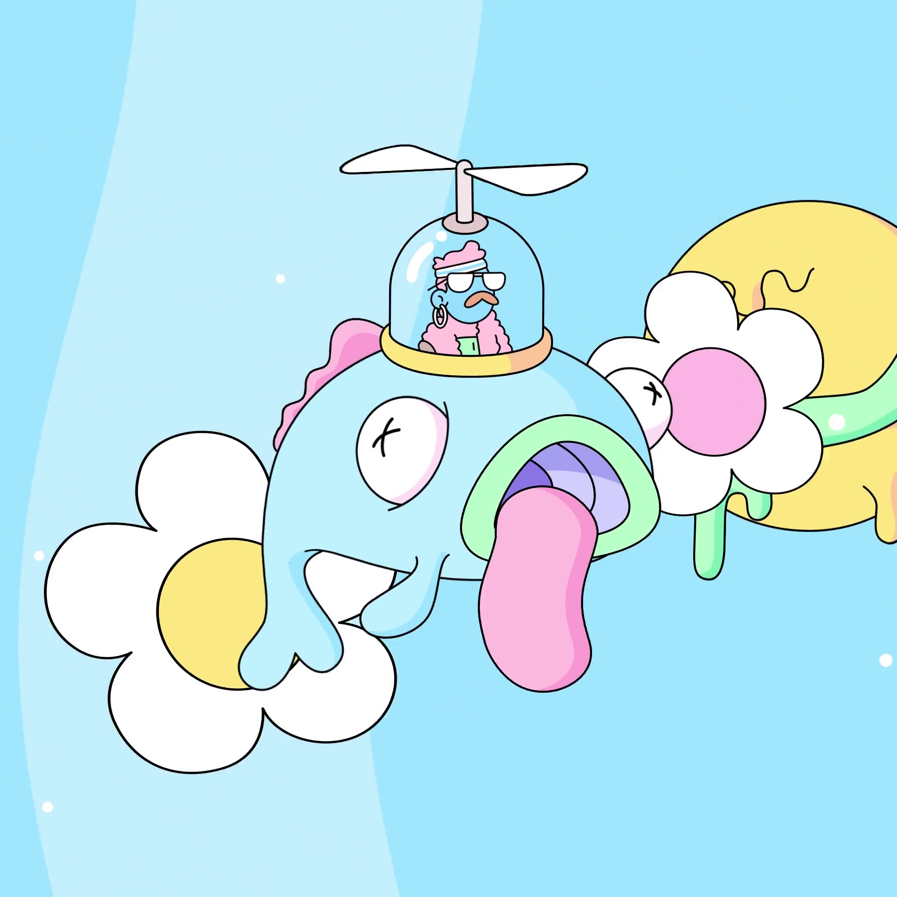 The Doodles Founders - Space Doodles - Space Doodle #528 - NFT # 528