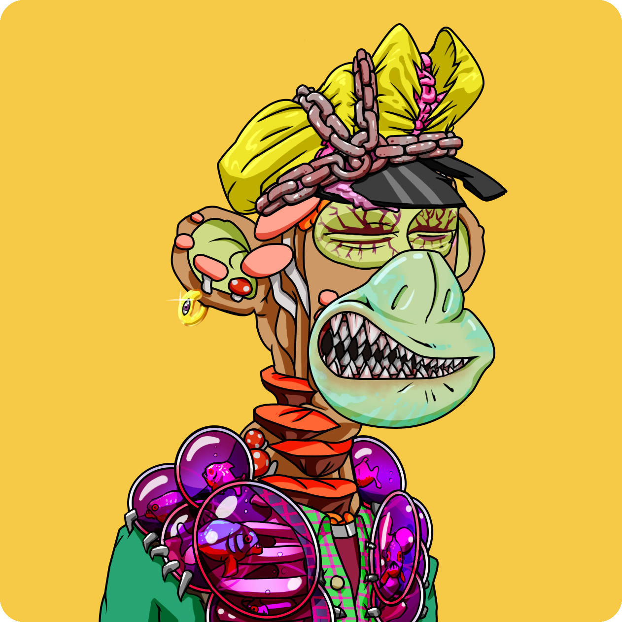 Yuga Labs - Mutant Ape Yacht Club - NFT # 14136