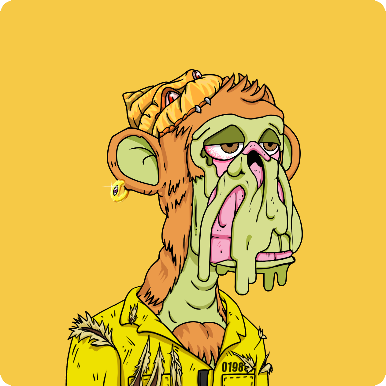 Yuga Labs - Mutant Ape Yacht Club - NFT # 3555