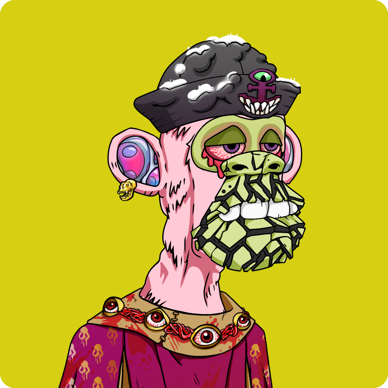 Yuga Labs - Mutant Ape Yacht Club - NFT # 6203