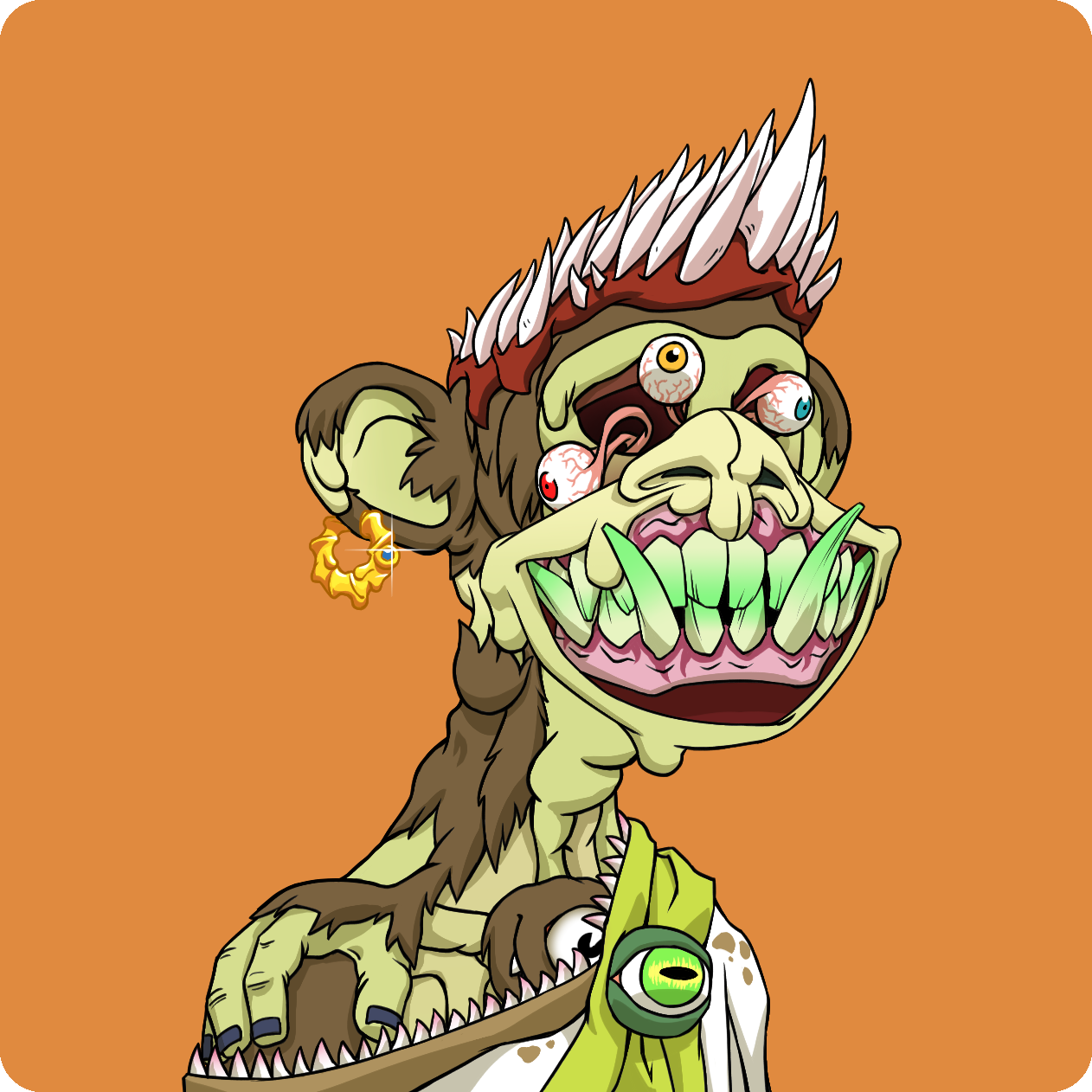 Yuga Labs - Mutant Ape Yacht Club - NFT # 13753