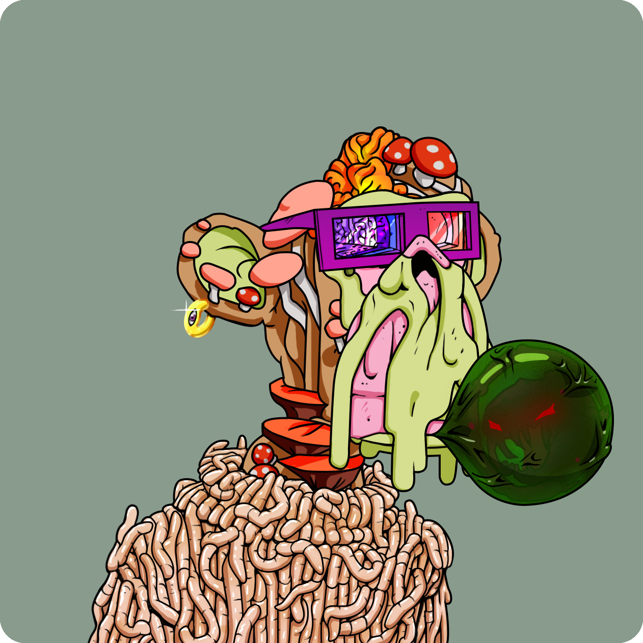 Yuga Labs - Mutant Ape Yacht Club - NFT # 3758