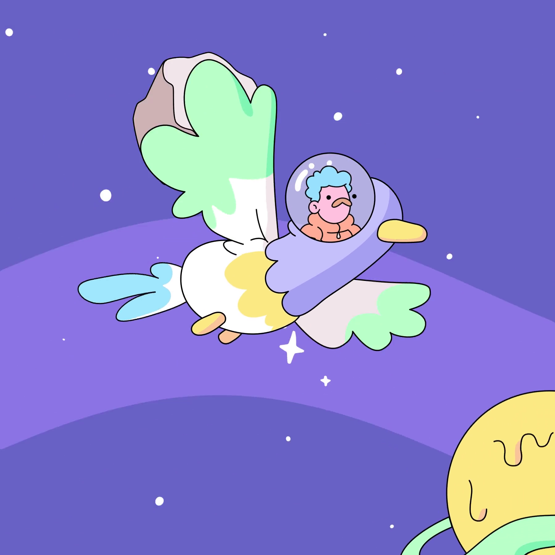 The Doodles Founders - Space Doodles - Space Doodle #9852 - NFT # 9852