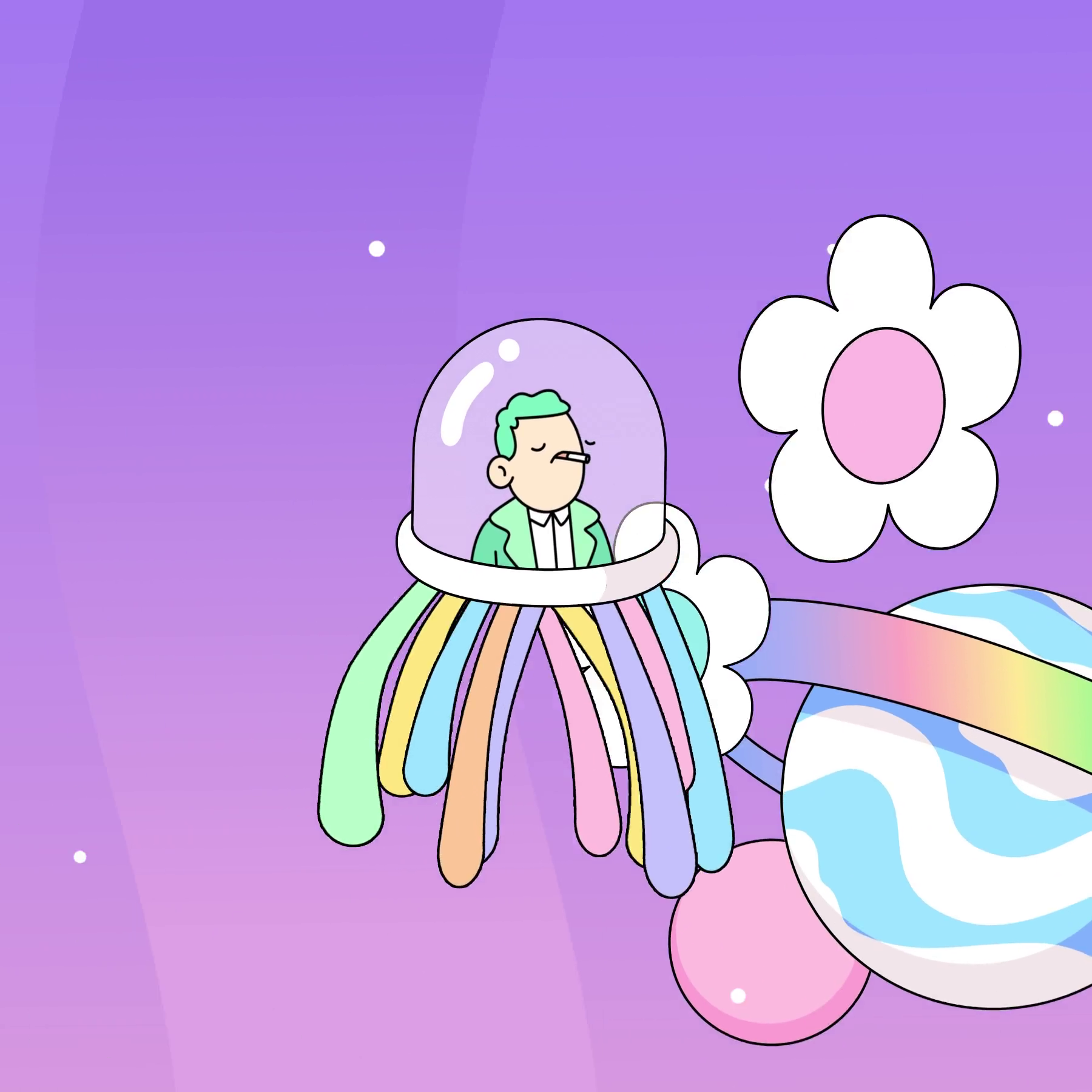 The Doodles Founders - Space Doodles - Space Doodle #9770 - NFT # 9770