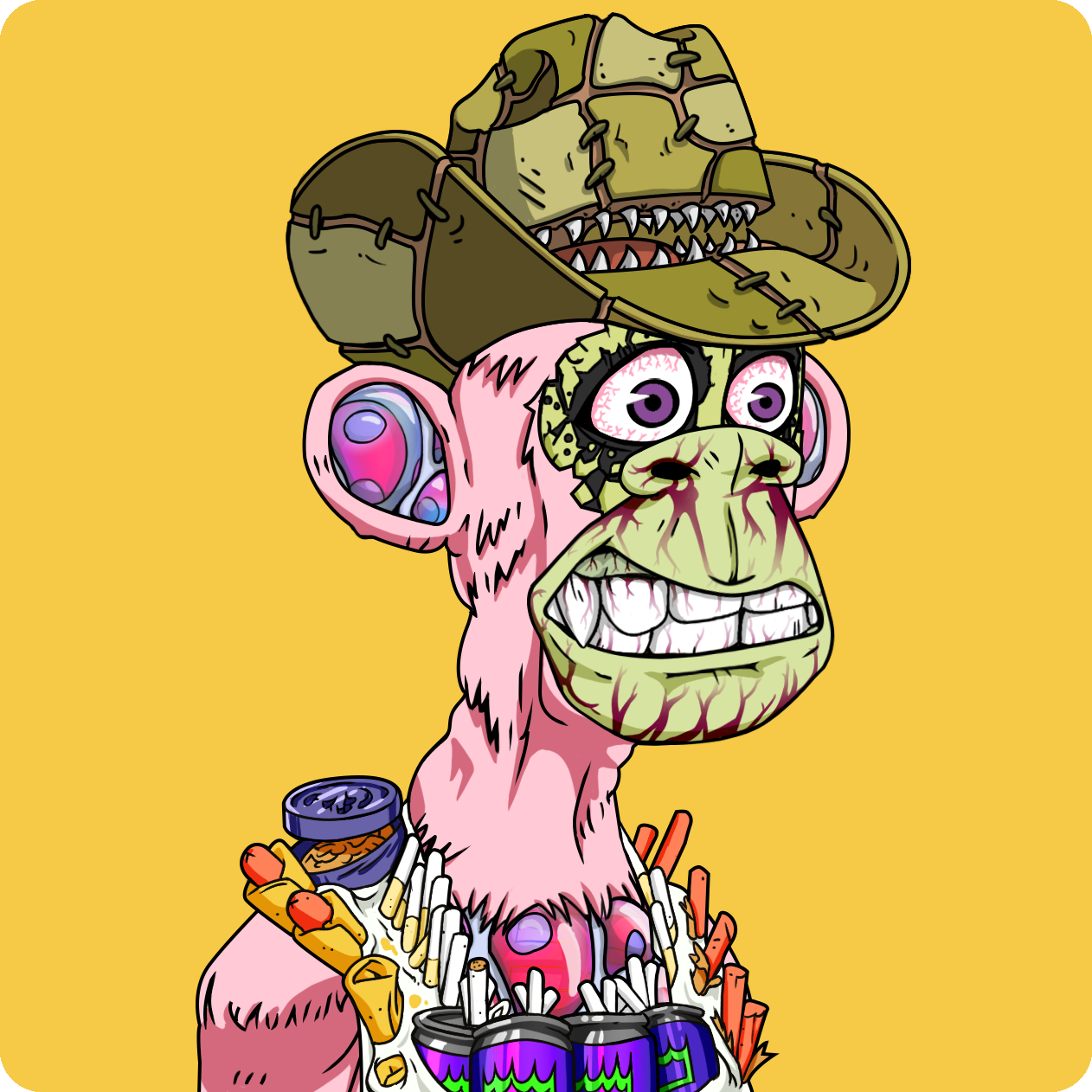 Yuga Labs - Mutant Ape Yacht Club - NFT # 3174