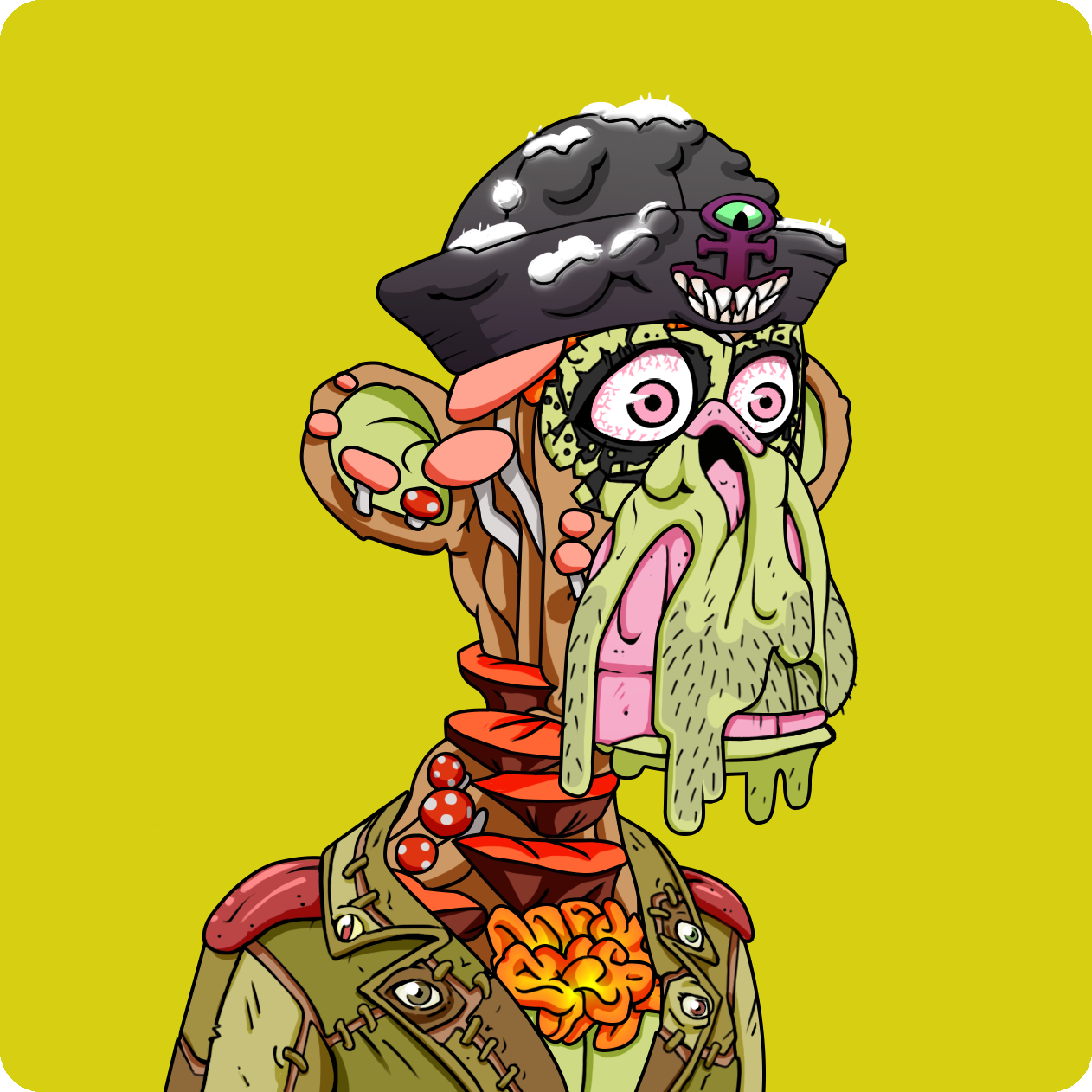 Yuga Labs - Mutant Ape Yacht Club - NFT # 21904