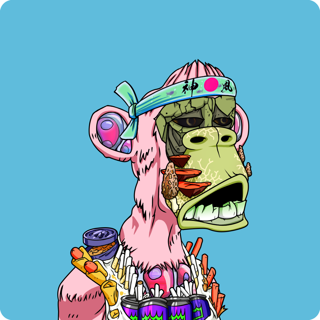 Yuga Labs - Mutant Ape Yacht Club - NFT # 1258