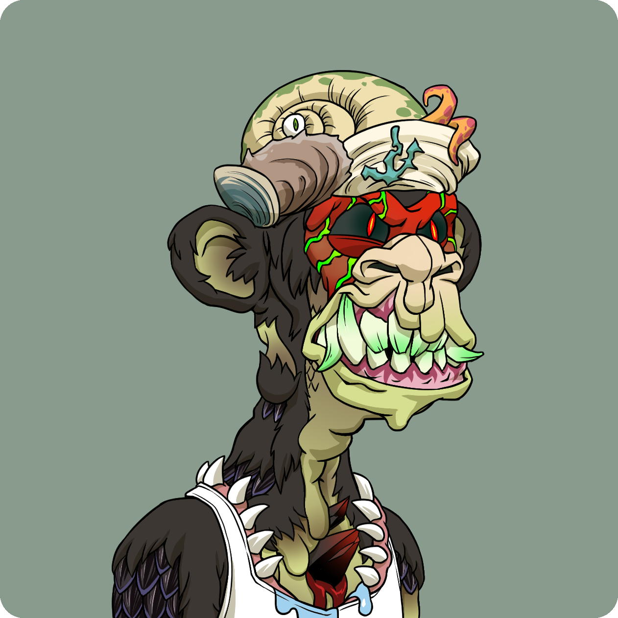 Yuga Labs - Mutant Ape Yacht Club - NFT # 6518