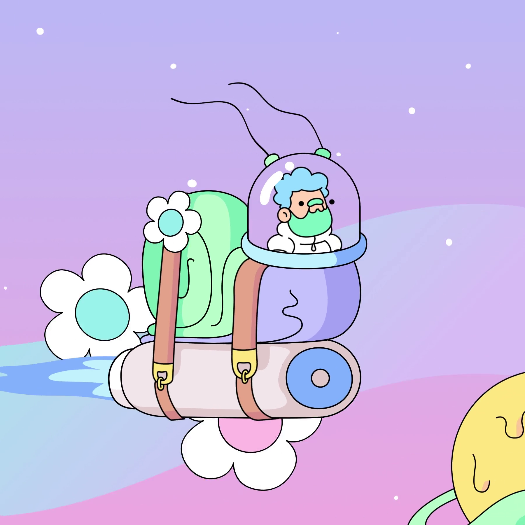 The Doodles Founders - Space Doodles - Space Doodle #209 - NFT # 209