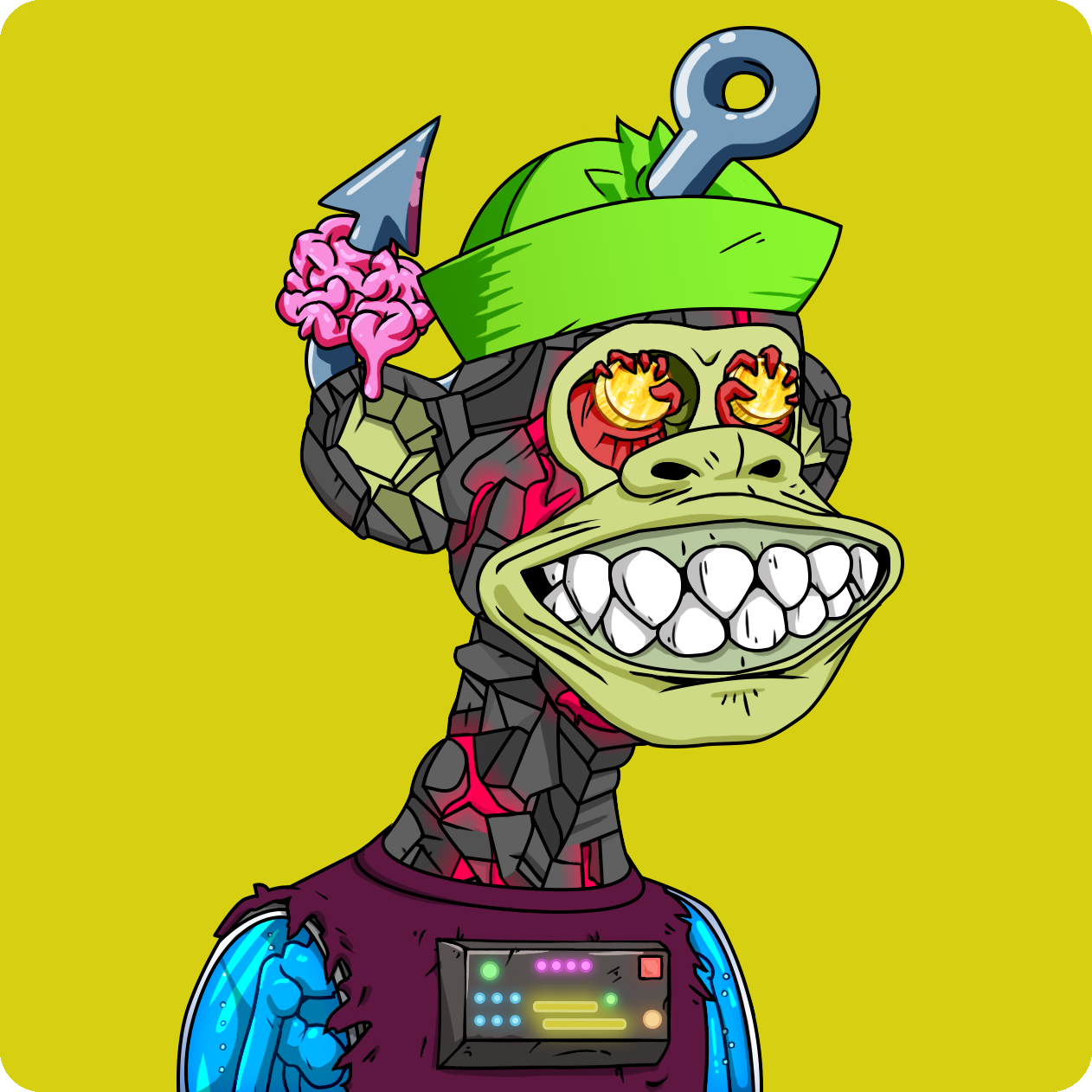 Yuga Labs - Mutant Ape Yacht Club - NFT # 16416