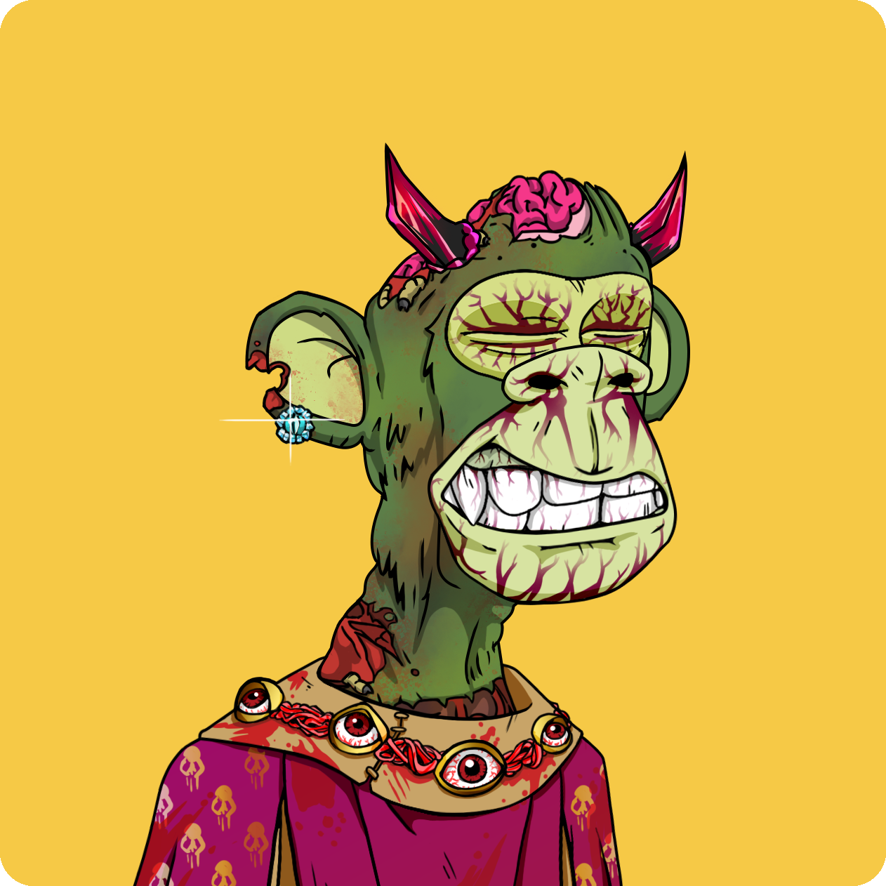 Yuga Labs - Mutant Ape Yacht Club - NFT # 2021