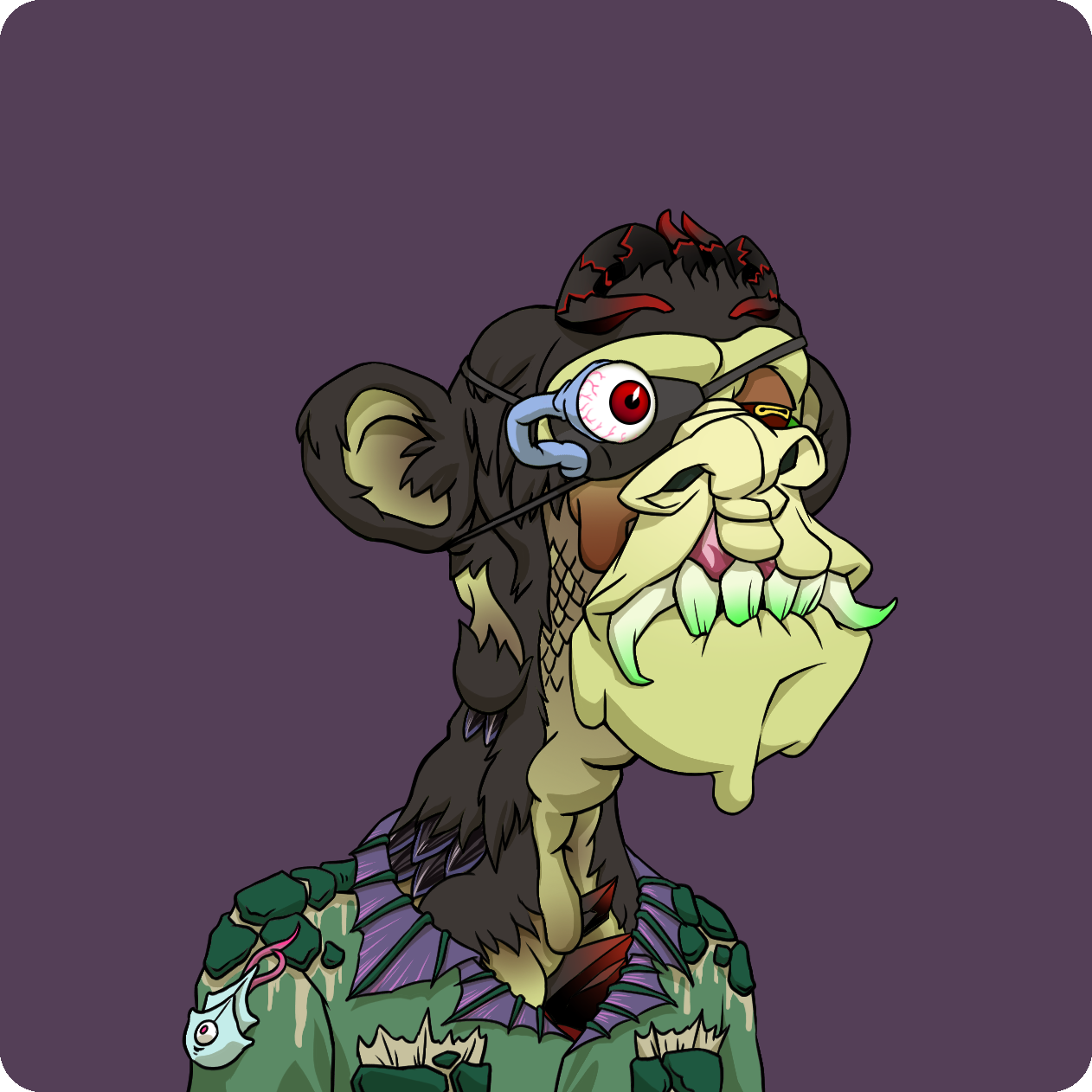 Yuga Labs - Mutant Ape Yacht Club - NFT # 1524