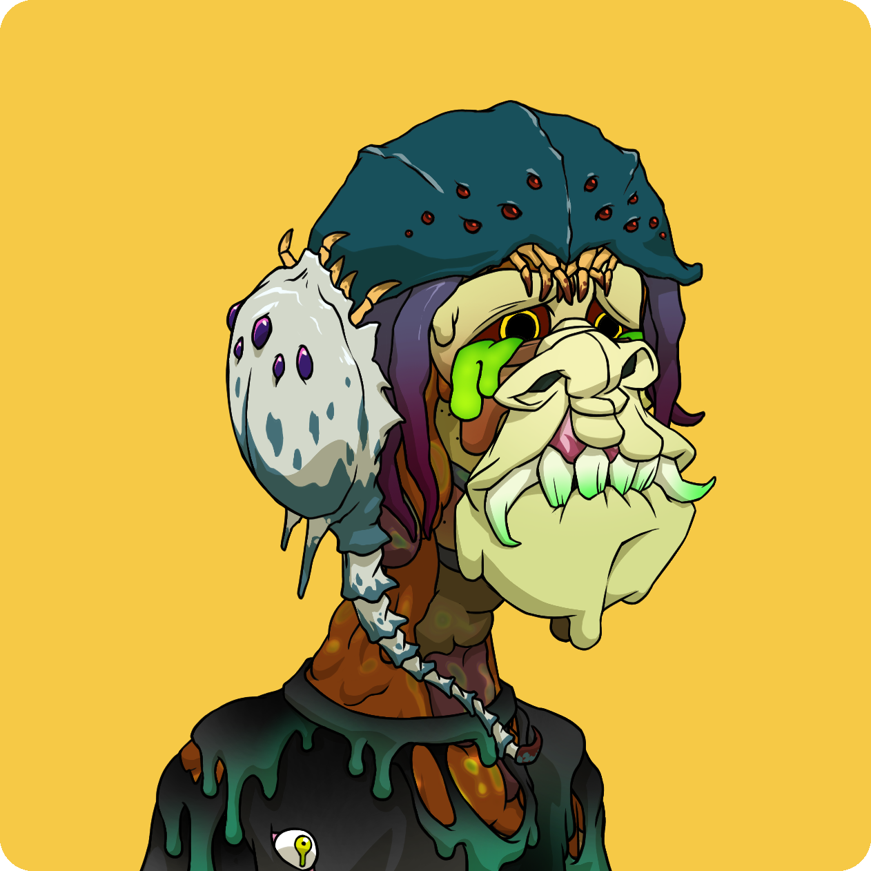 Yuga Labs - Mutant Ape Yacht Club - NFT # 3185