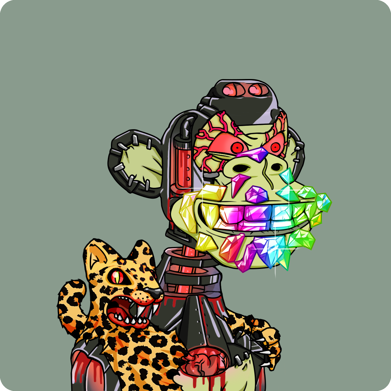 Yuga Labs - Mutant Ape Yacht Club - NFT # 5566