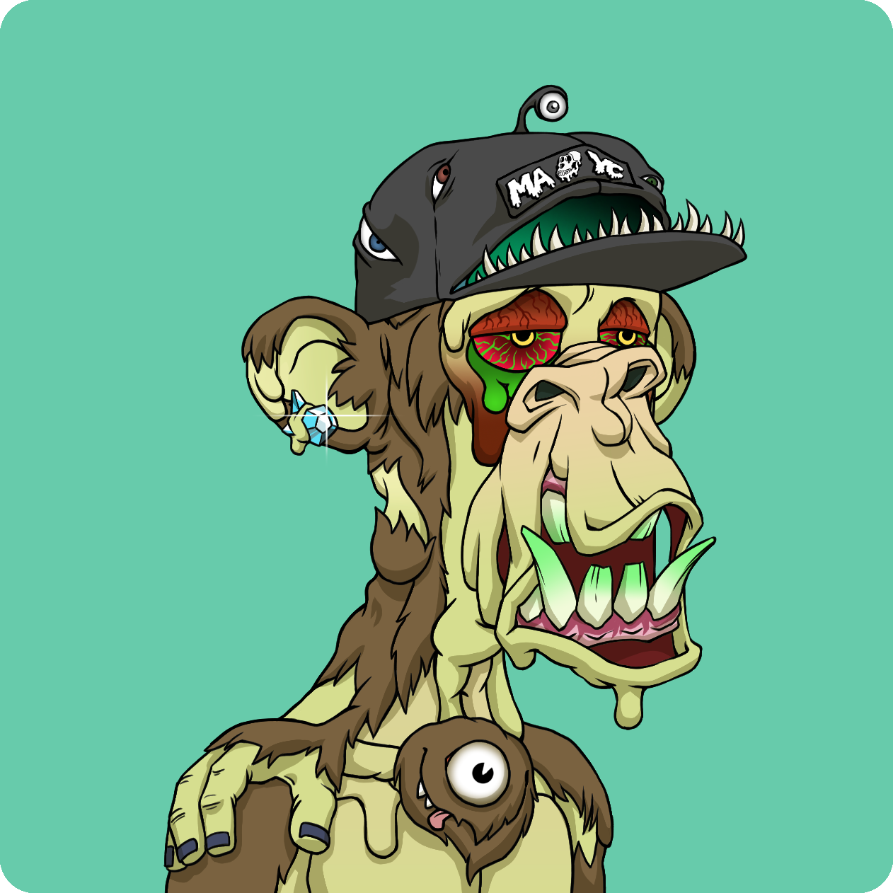 Yuga Labs - Mutant Ape Yacht Club - NFT # 14107