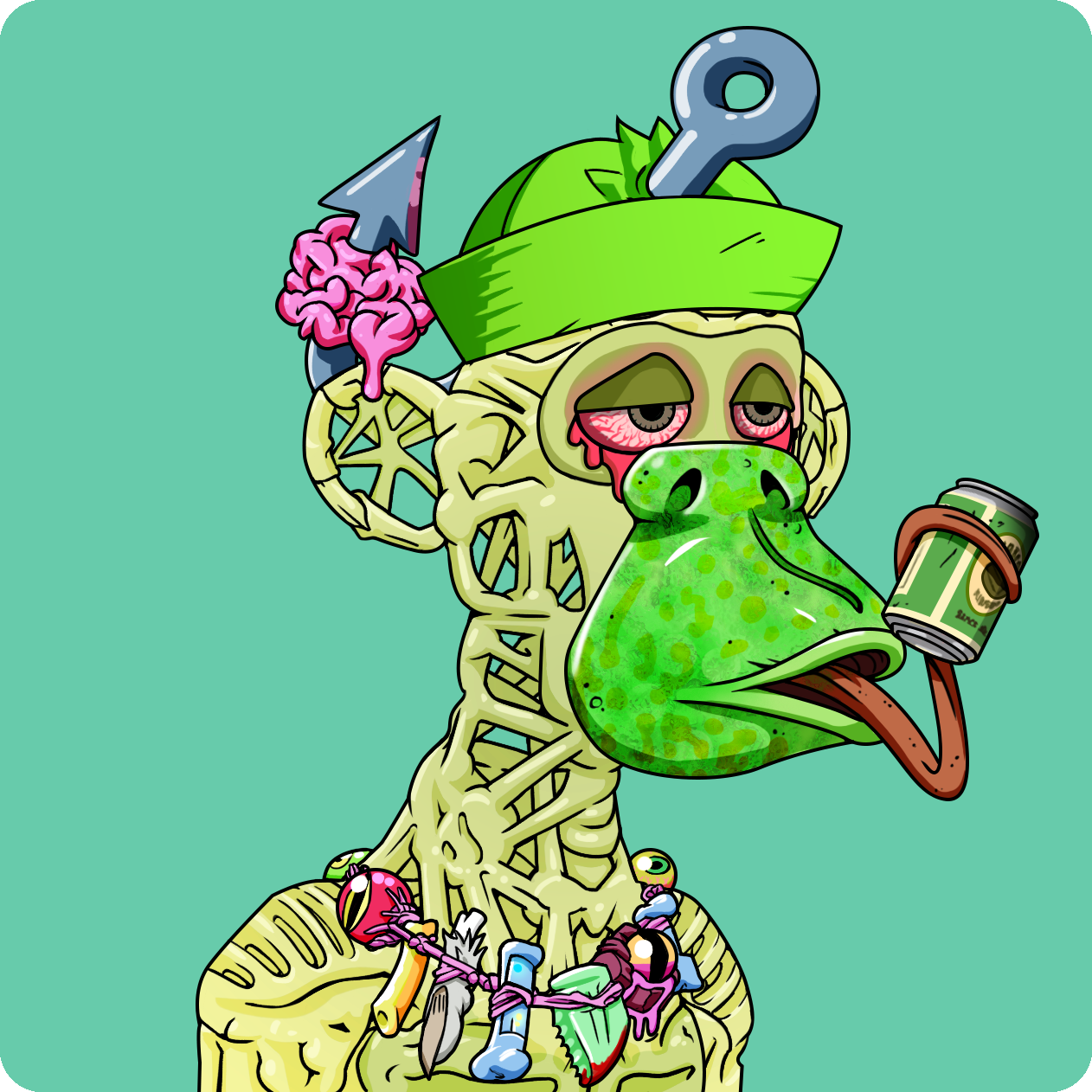 Yuga Labs - Mutant Ape Yacht Club - NFT # 827