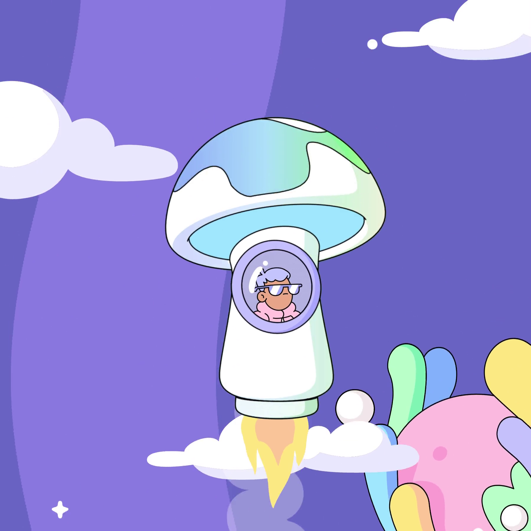 The Doodles Founders - Space Doodles - Space Doodle #468 - NFT # 468