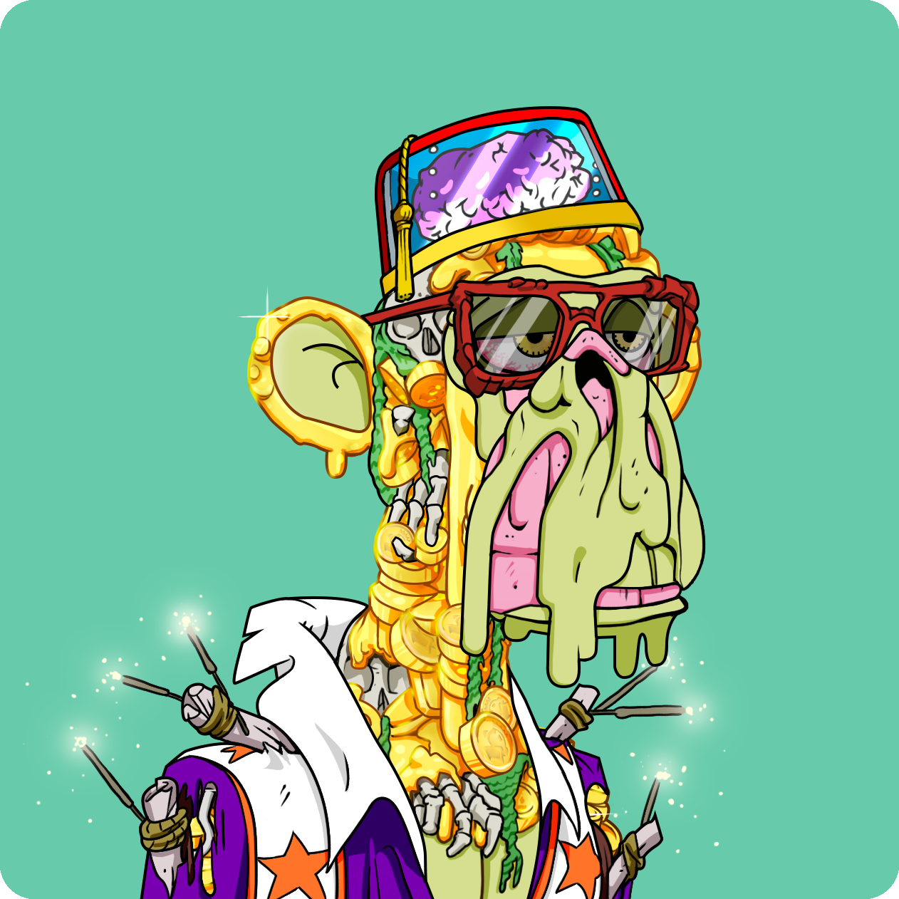 Yuga Labs - Mutant Ape Yacht Club - NFT # 3372