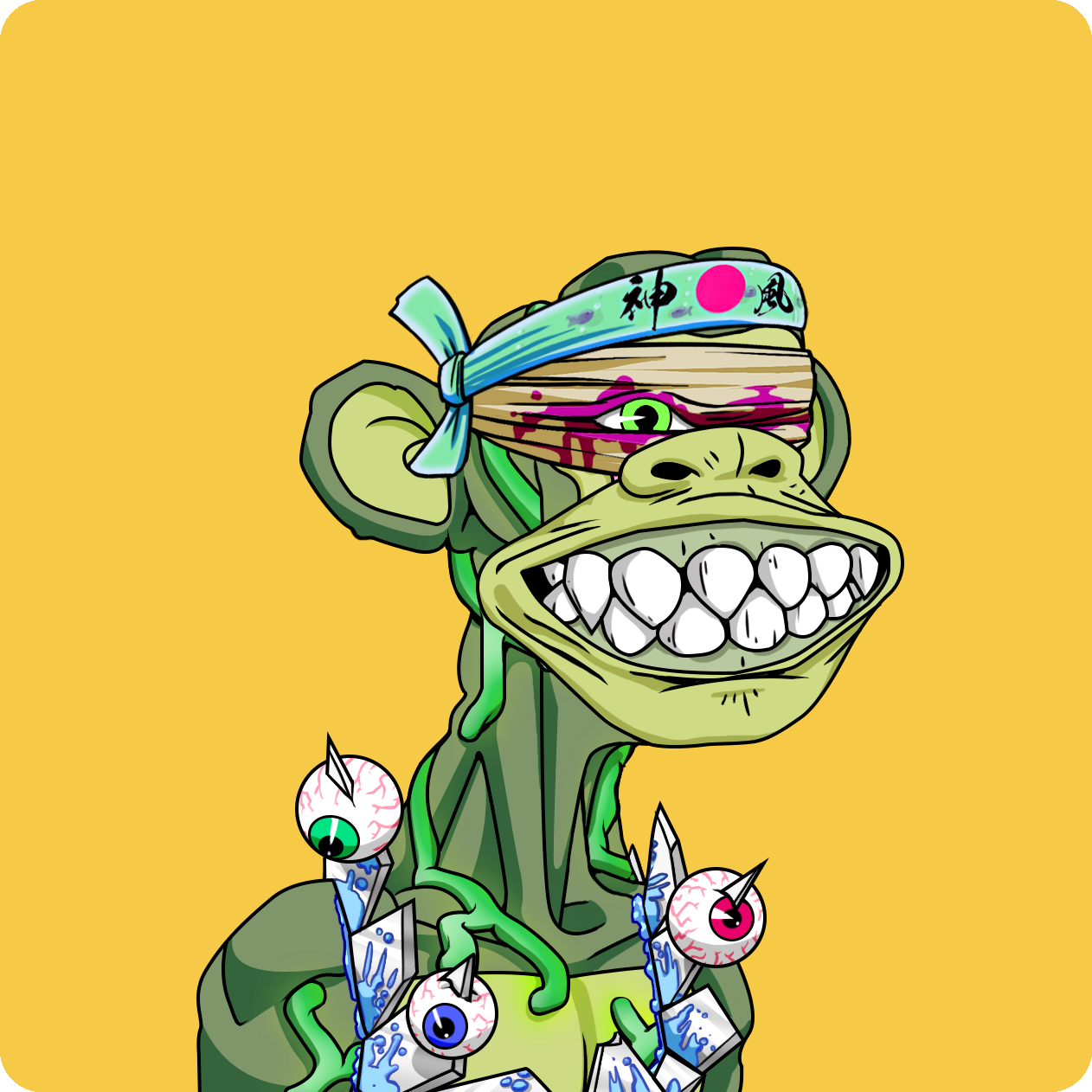 Yuga Labs - Mutant Ape Yacht Club - NFT # 3608