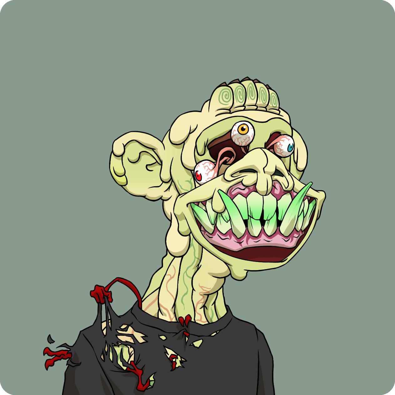 Yuga Labs - Mutant Ape Yacht Club - NFT # 1807