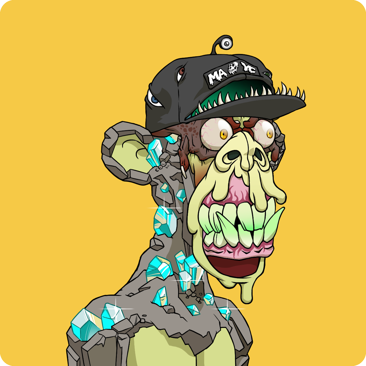 Yuga Labs - Mutant Ape Yacht Club - NFT # 201