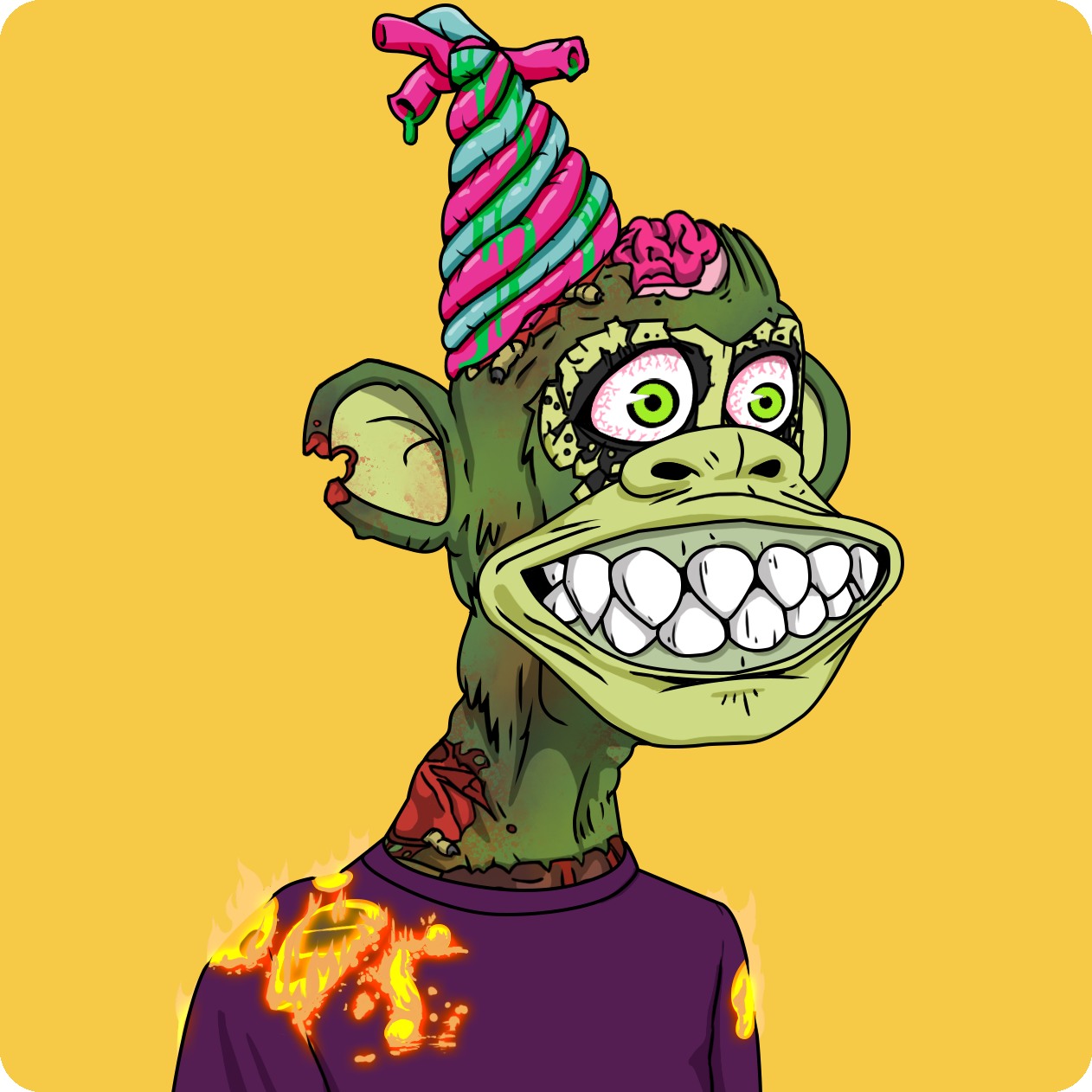 Yuga Labs - Mutant Ape Yacht Club - NFT # 15806