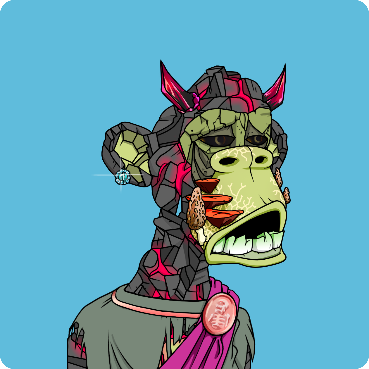 Yuga Labs - Mutant Ape Yacht Club - NFT # 3416