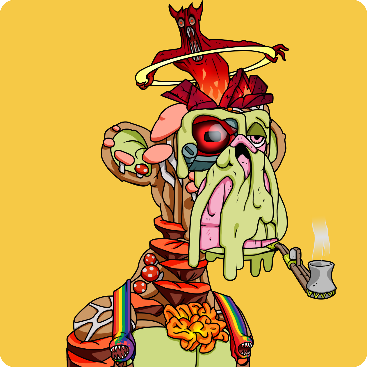 Yuga Labs - Mutant Ape Yacht Club - NFT # 2492