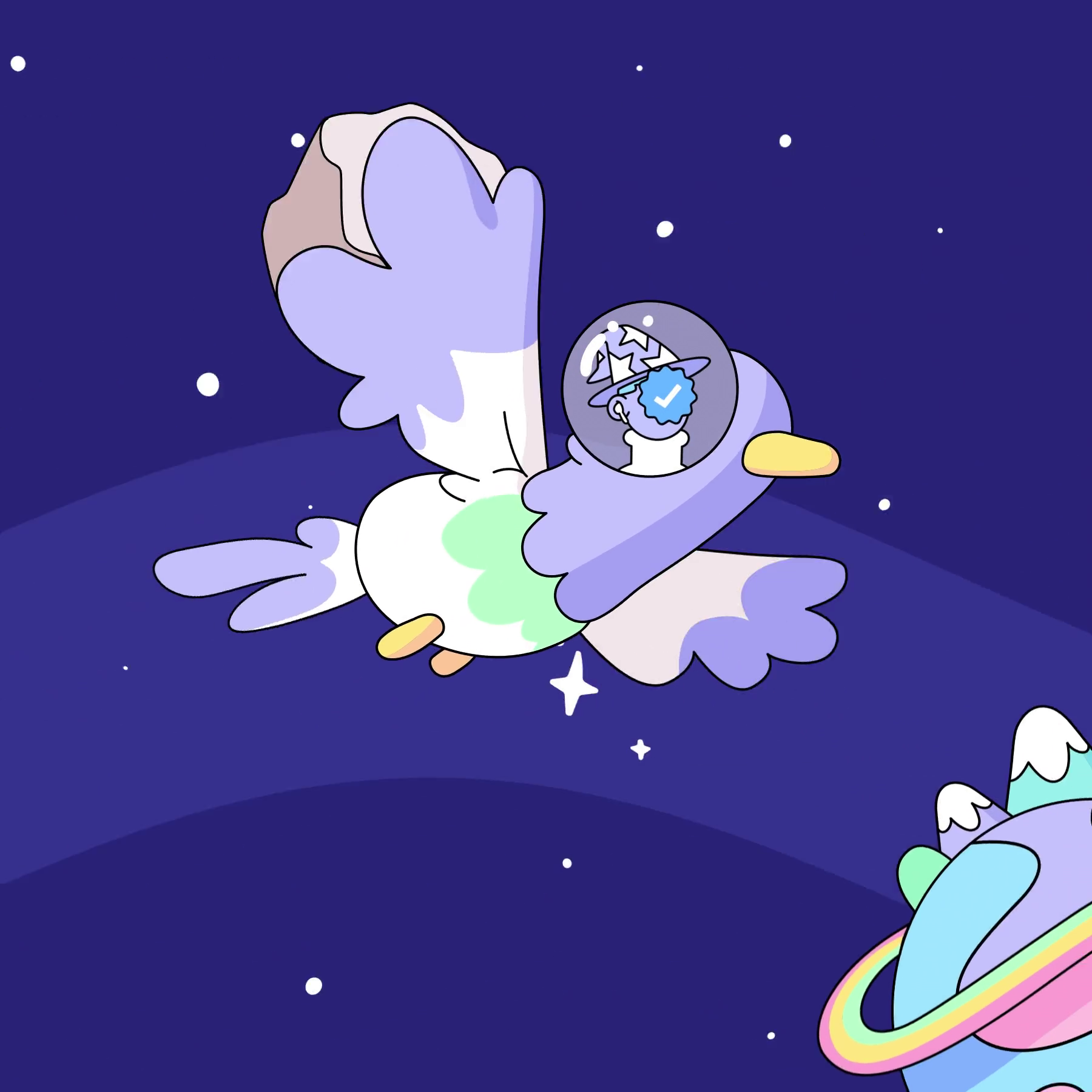 The Doodles Founders - Space Doodles - Space Doodle #235 - NFT # 235