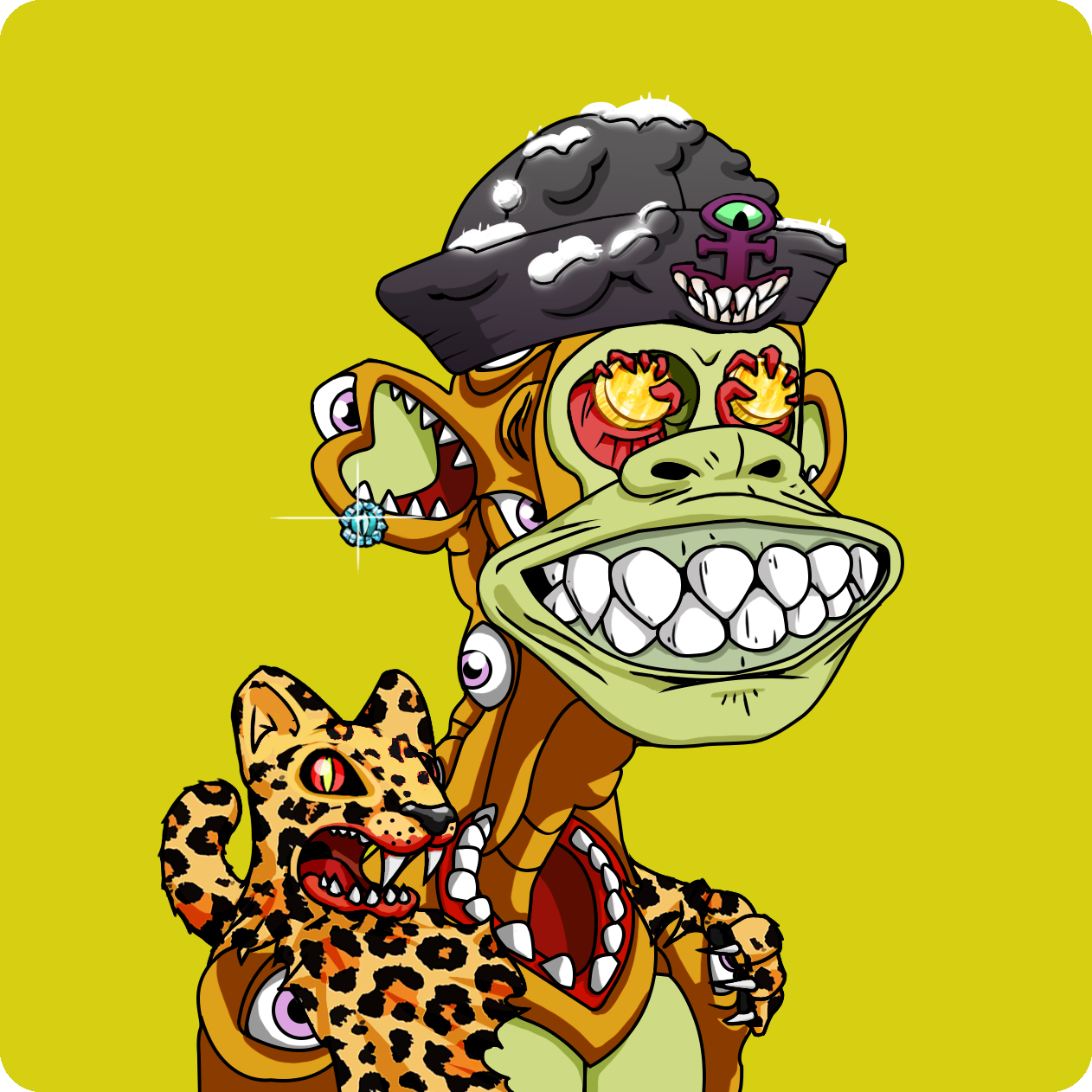 Yuga Labs - Mutant Ape Yacht Club - NFT # 516