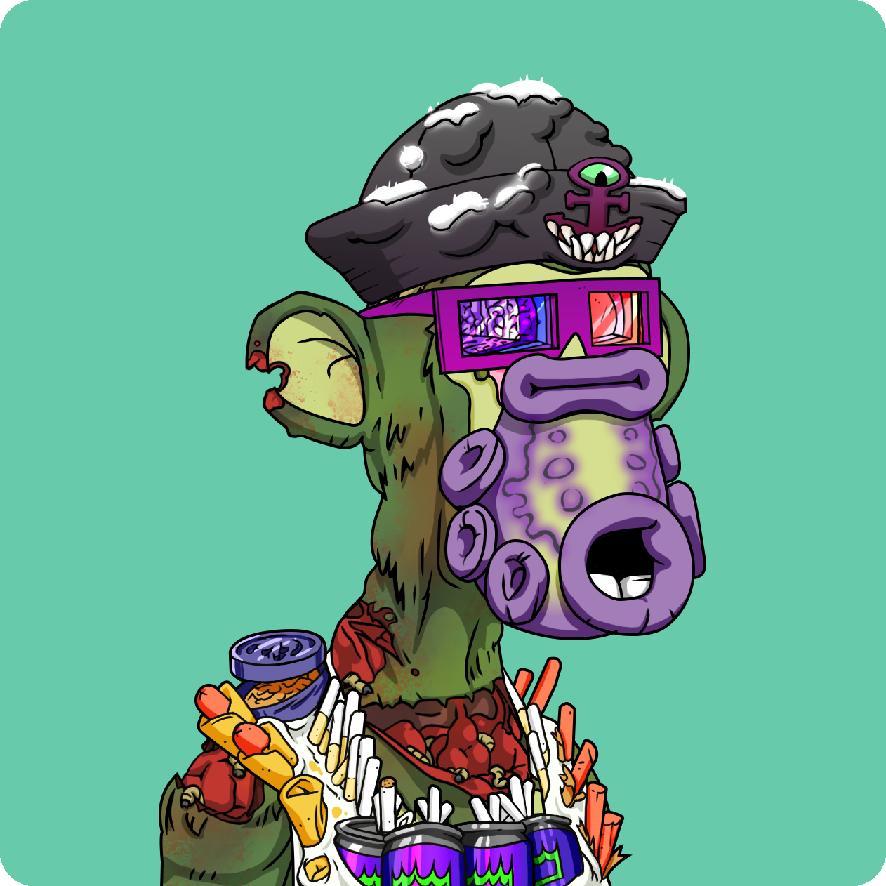 Yuga Labs - Mutant Ape Yacht Club - NFT # 24702