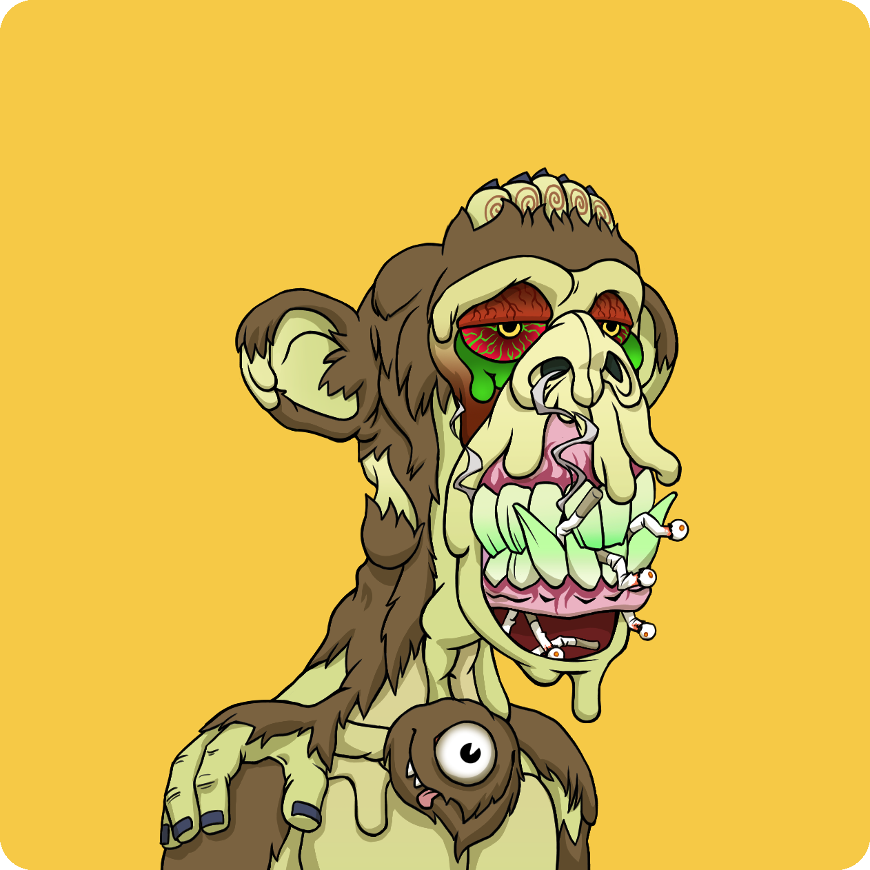 Yuga Labs - Mutant Ape Yacht Club - NFT # 10795