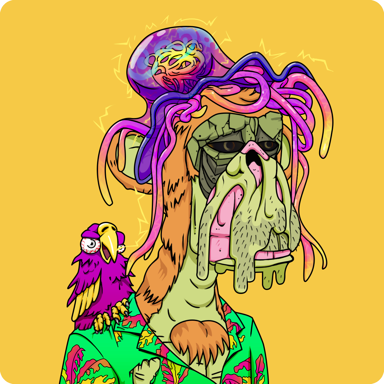 Yuga Labs - Mutant Ape Yacht Club - NFT # 8483